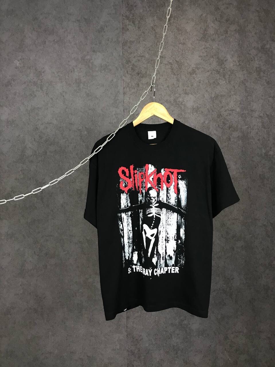 トップス Slipknot MEMBER MONOCOROME HANES XL OFFICIAL LICENSED - SLIPKNOT - BAND FRAME T SHIRT METAL