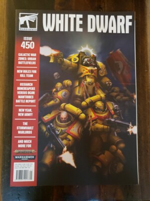 WHITE DWARF ISSUE 450 WARHAMMER MAGAZINE NEW