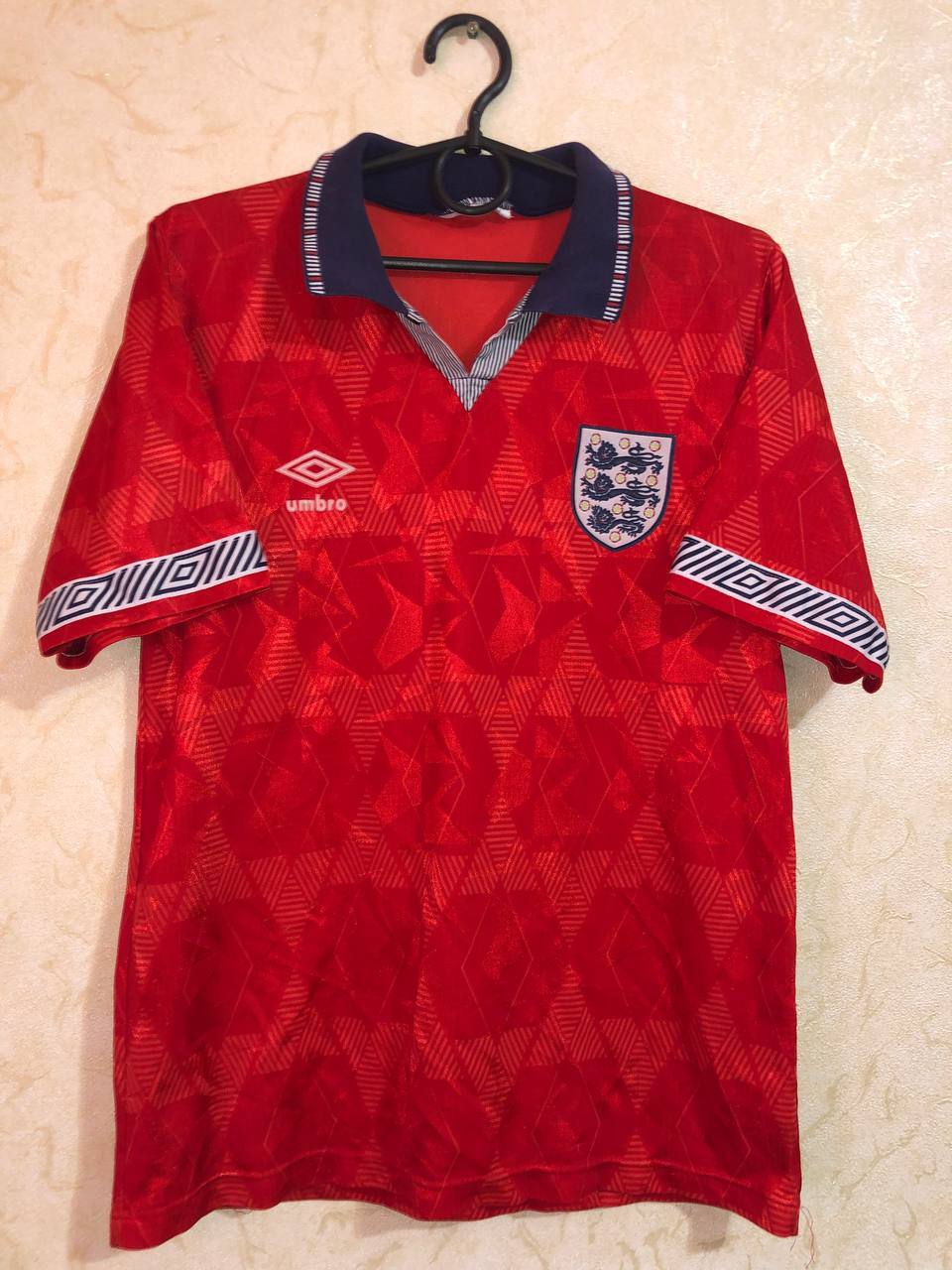 England Away Football shirt rare vintage jersey 1990-1993