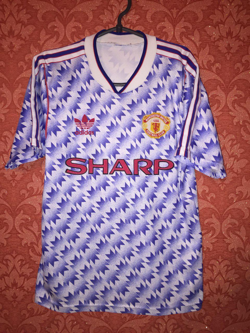 Manchester United 90-92 Adidas アウェイシャツ Long Sleeve Man