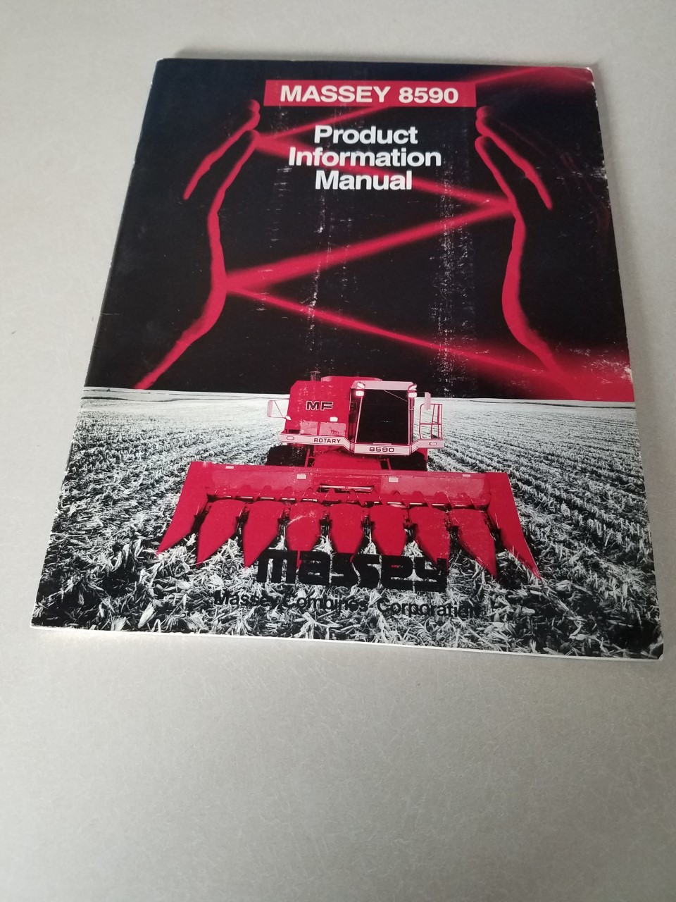 Massey Ferguson 8590 Rotary Combine Product Information Manual Collectible