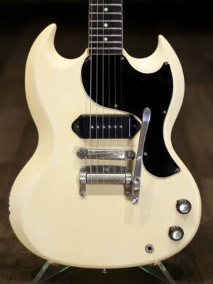 Gibson 1963 SG JUNIOR POLARIS WHITE TREMOTONE VIBROLA Used