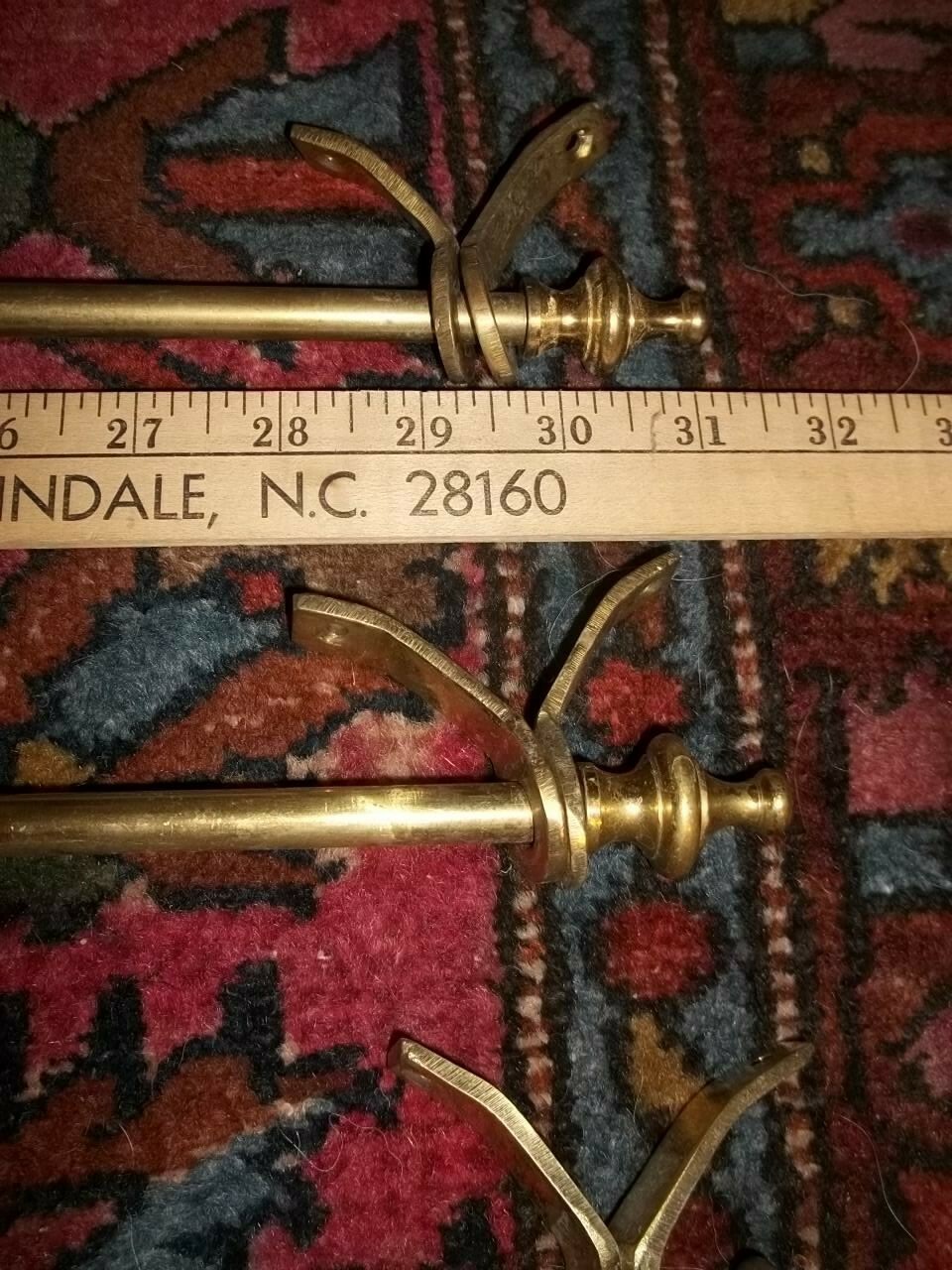 Vtg Brass Stair Rods 14