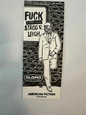 AMERICAN FICTION - 2''x5'' Original Movie Bookmark - 2023 MINT Alamo Stagg R Leigh