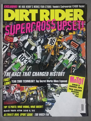 1998 APRIL DIRT RIDER MX MOTOX MAGAZINE SX YZ KX CR RM KTM