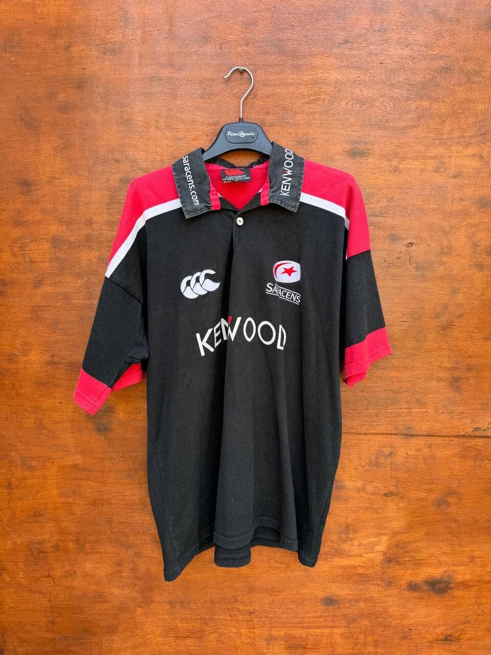 SARACENS WATFORD KENWOOD 1999/2000 RUGBY UNION SHIRT JERSEY