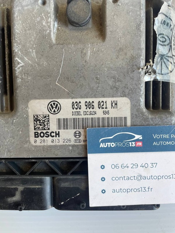Edc16u34  Calculateur De Moteur A Decoder Volkswagen Golf 03g906021kh 0281013226