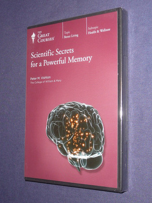 Teaching Co Great Courses DVD     SCIENTIFIC SECRETS for a POWERFUL MEMORY  new 