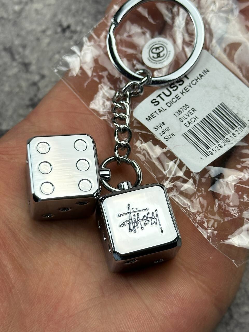 小物 stussy l dice keychain Stussy Fuzzy Dice Keychain Teal | eBay