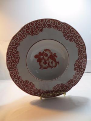 Vista Alegre Oscar De La Renta Coralina Soup Bowl  New