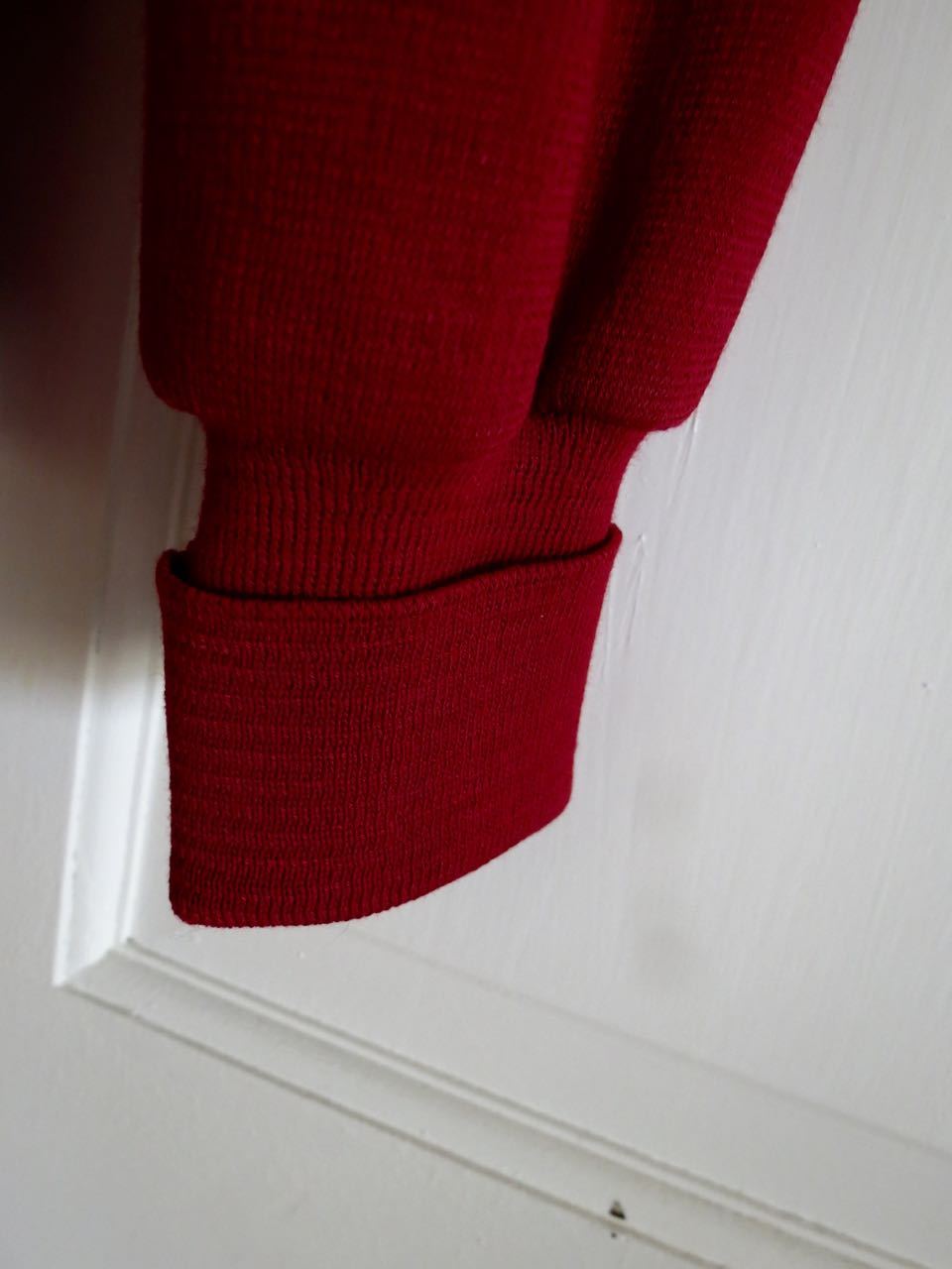 Vintage MOD Penney's Towncraft  Disco Big Pointy Collar LS Polo Shirt. M