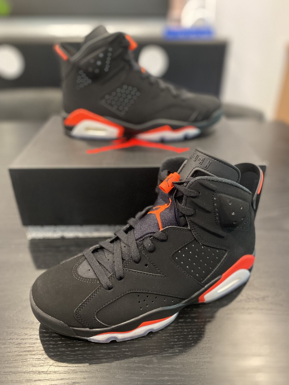 Size 9 – Air Jordan 6 Black Infrared (2019) Mens US9 Retro Nike OG