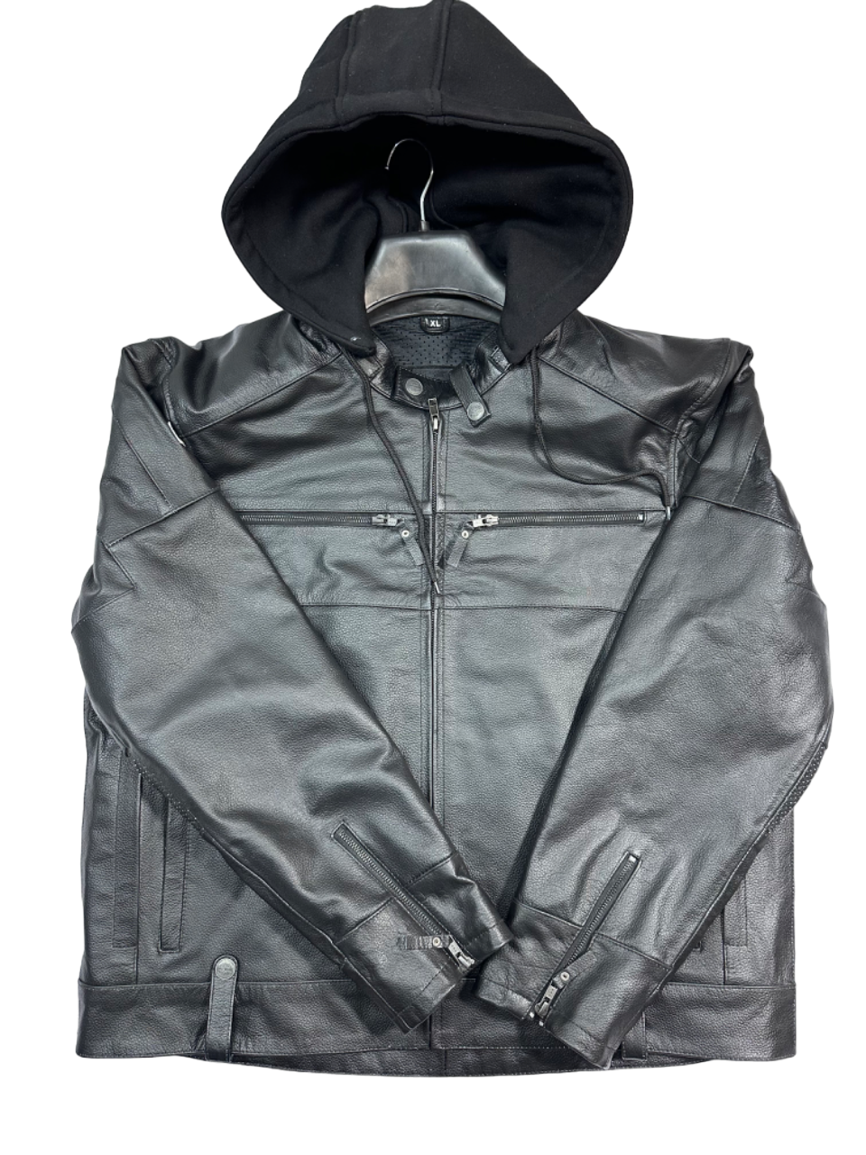 Pre-owned Harley-davidson Harley Davidson Men's Swingarm 3 In 1 Leather Jacket Winter Bike Riding Jacket In Black