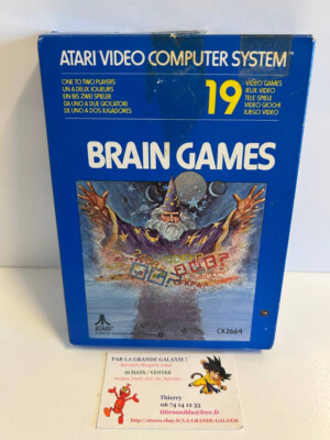 Jeu Vidéo Retro Brain Games 1978 CIB Atari Computer Warner 2600 CX2664 BE 19