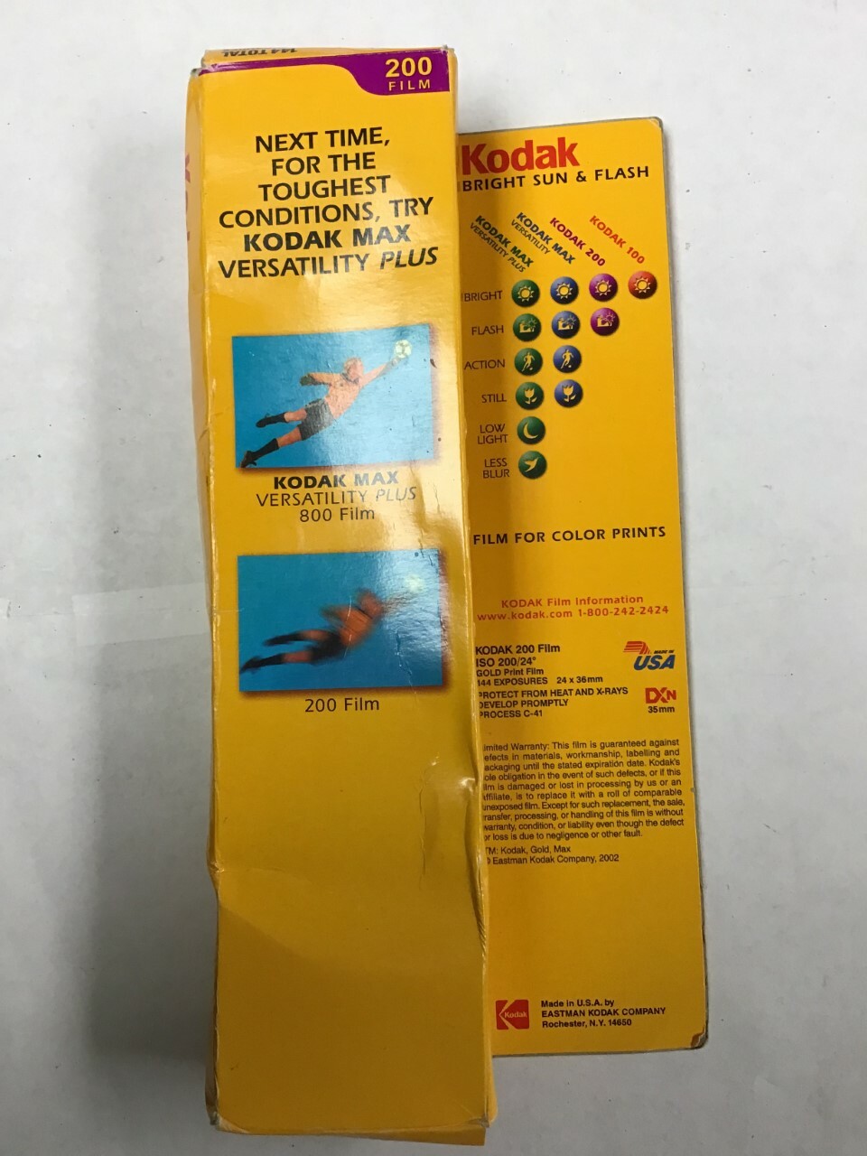 6 Rolls Kodak Gold 200 35mm Color Print Film 24 Exposures Expired Free Shipping
