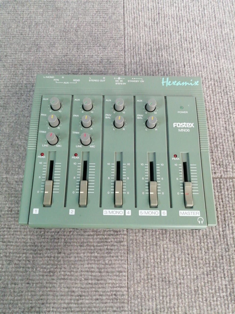 FOSTEX MN06 アナログミキサー　6ch FOSTEX MN06 アナログミキサー 6ch - メルカリ
