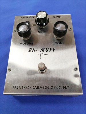 Electro-Harmonix Big Muff Pi Ver1 Zweites frühes Vintage Fuzz silber aus Japan