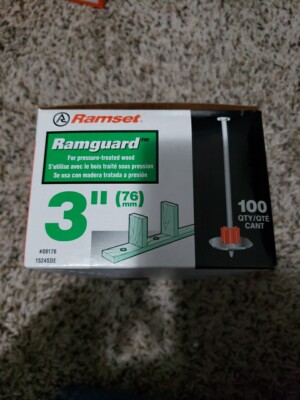 Ramset  Low Velocity Powder Fasteners 3 in. 100 Count (1524SDE)