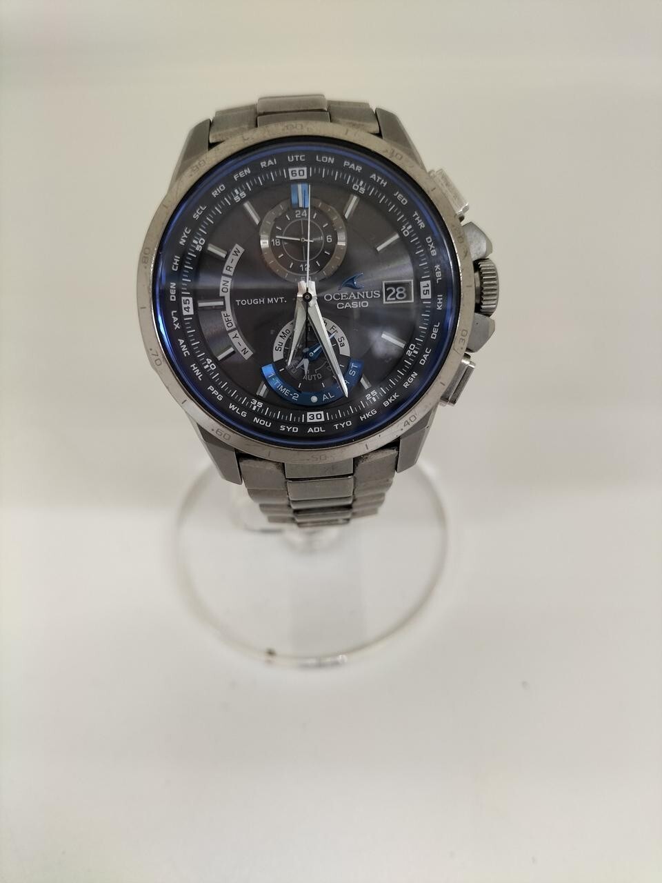 CASIO Oceanus OCW-T1000 Solar Men's Watch Black Dial Analog