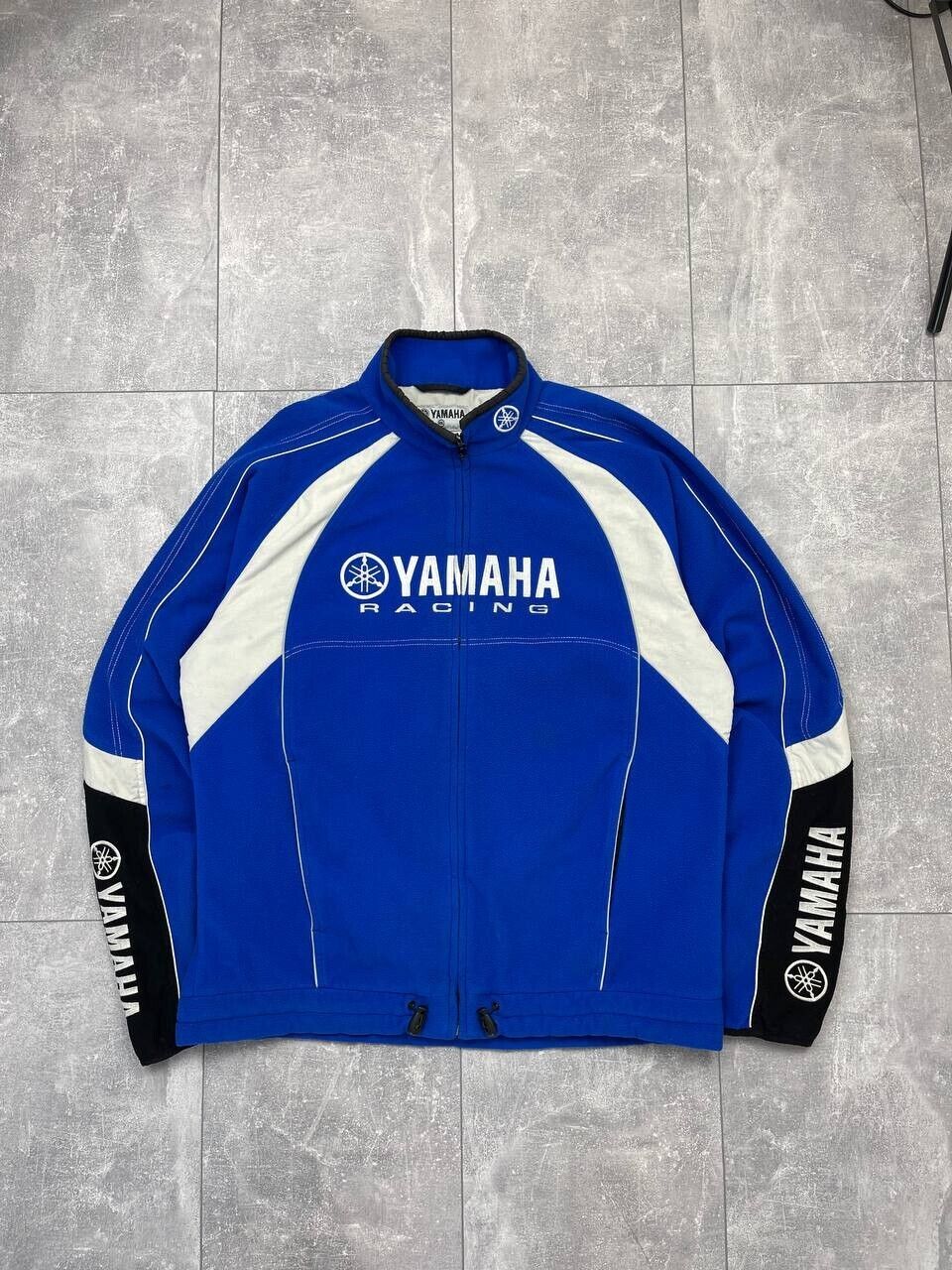 Yamaha Racing Logo Zip Fleece Sweatshirt Jacket | eBay Yamaha Racing Logo Zip Fleece Sweatshirt Jacket | eBay