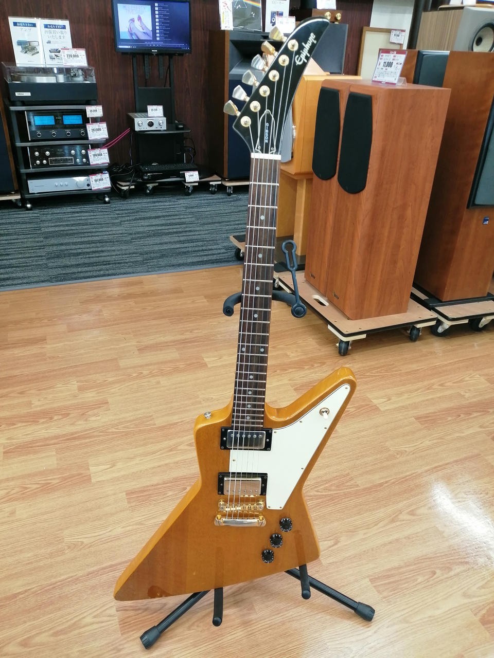 EPIPHONE) 1958 Korina Explorer natural 2023 Electric Guitar