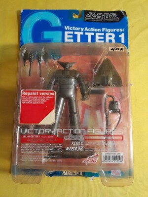 GETTER ROBOT  VICTORY 1 REPAINT VERSION  KAYODO XEBEC ACTION FIGURES SEALED - K5