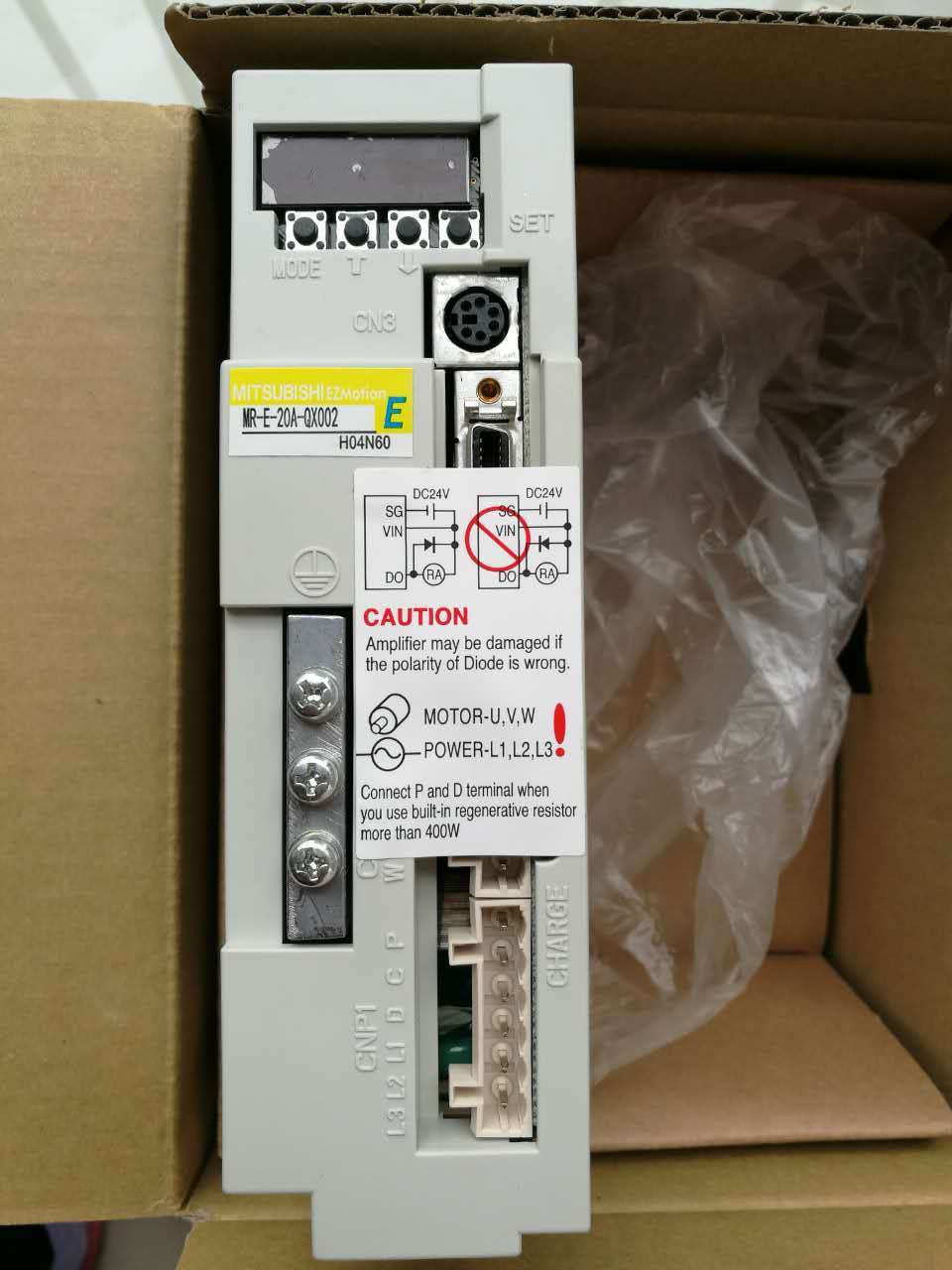 1PC MITSUBISHI AC SERVO DRIVER MR-E-20A-QX002 NEW FREE 1PC MITSUBISHI AC SERVO DRIVER MR-E-20A-QX002 NEW FREE