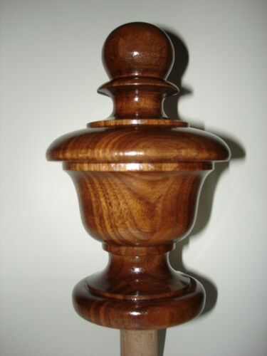 WOOD FINIAL UNFINISHED FOR NEWEL POST FINIAL OR CAP  Finial #34
