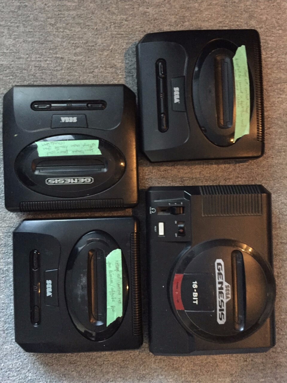 Lot of untested consoles and controllers for parts or repair