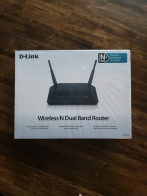 D-Link DIR-815 300 Mbps 4-Port 10/100 Wireless N Dual Band Router NIB! New