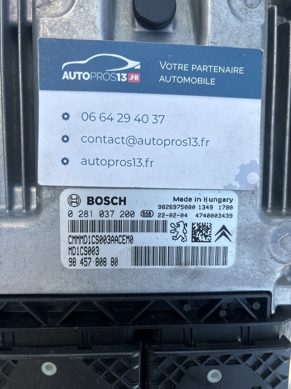 Md1cs003 Calculateur Moteur A Decoder Peugeot 308 1.5 Bhdi 9845780880 0281037200
