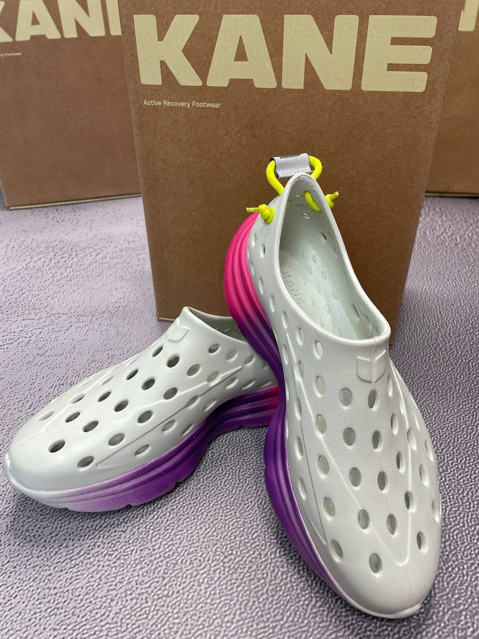 Kane Revive Shoes Purple Pink Recovery Vented Rubber  display picture 1