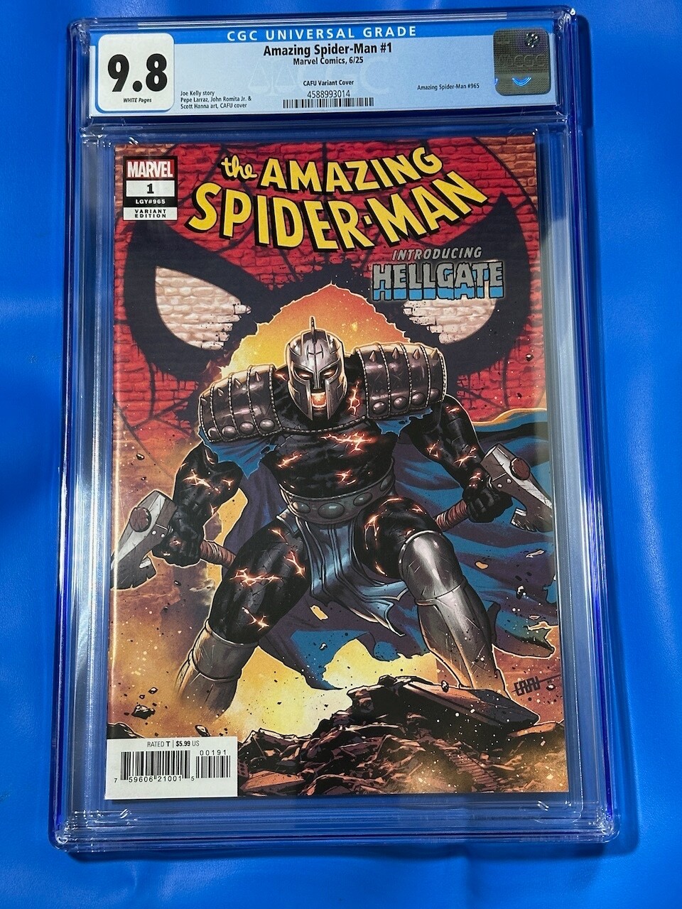 1月セール！アメコミリーフ Spider-Man #7 CGC 9.6 AMAZING SPIDER-MAN #32 TAKASHI OKAZAKI SPIDER-PUNK TRADE