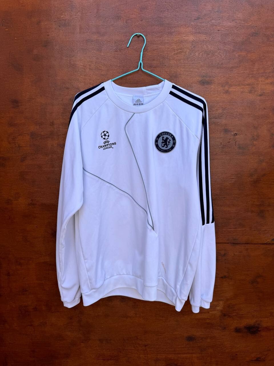 CHELSEA LONDON CHAMPION LEAGUE TOP SWEATSHIRT 2009/2010 SIZE