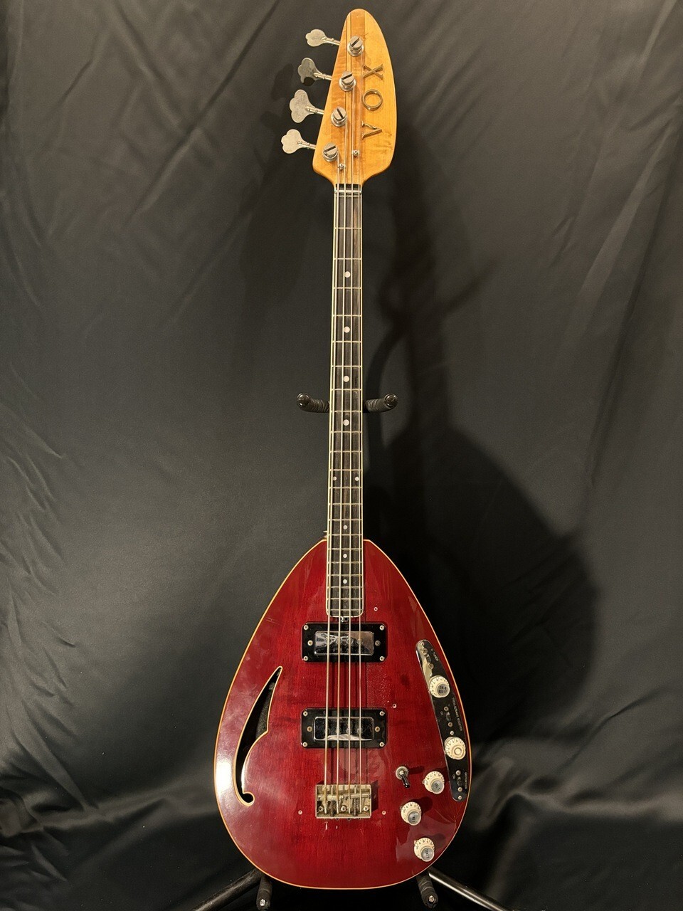 Vox BASS ヘッドフォン 赤 3.5mmジャック ヴィンテージホビー・楽器・アート - Vox BASS ヘッドフォン 赤