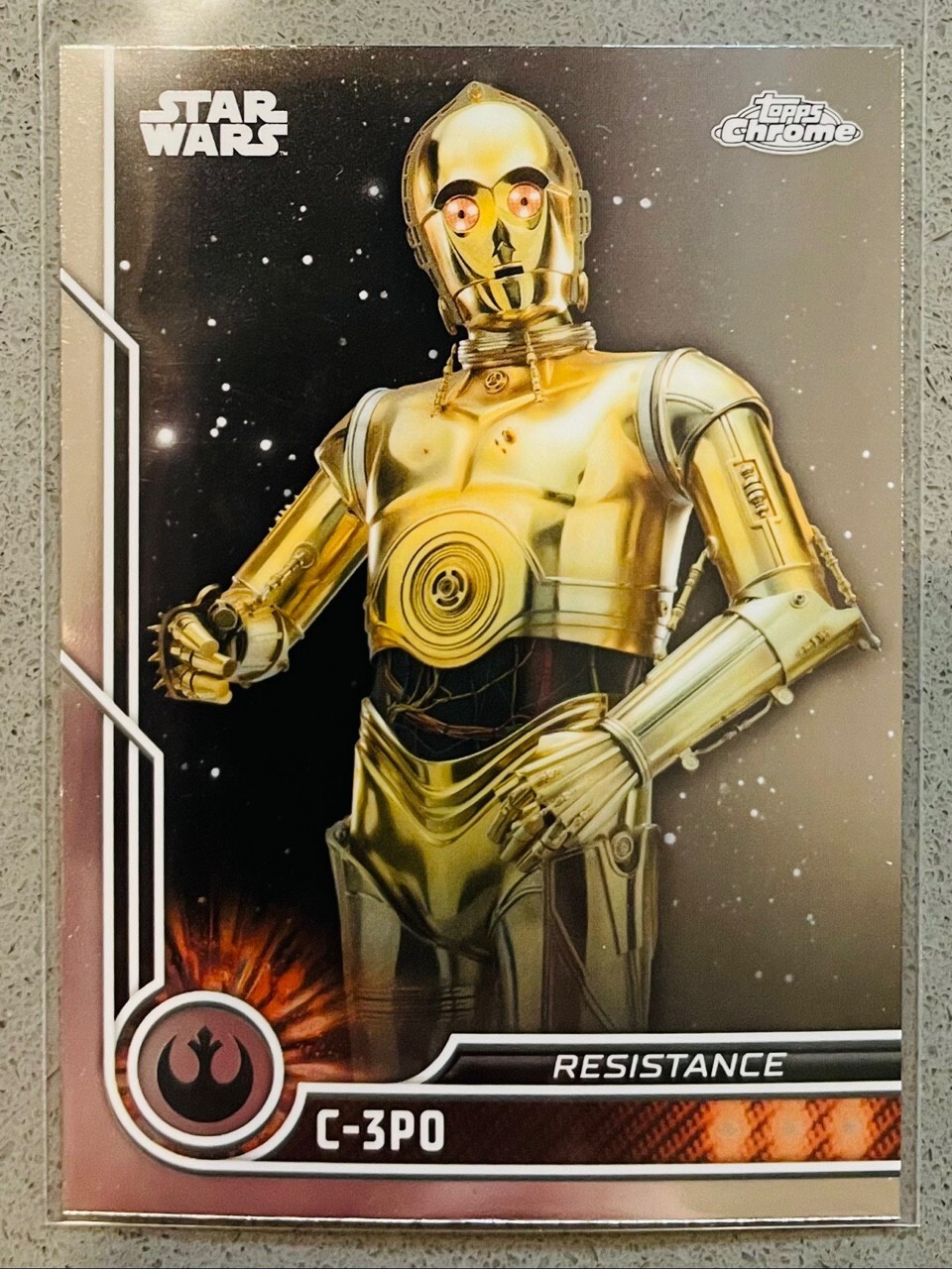 ピンバッジ STARWARS C3PO 2023 Topps Chrome Star Wars Resistance #66 C-3PO Base