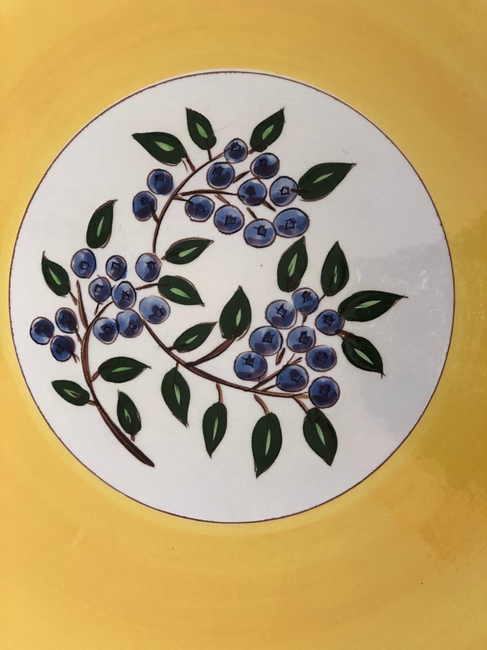 vintage Stangl pottery-Blueberry- large 14