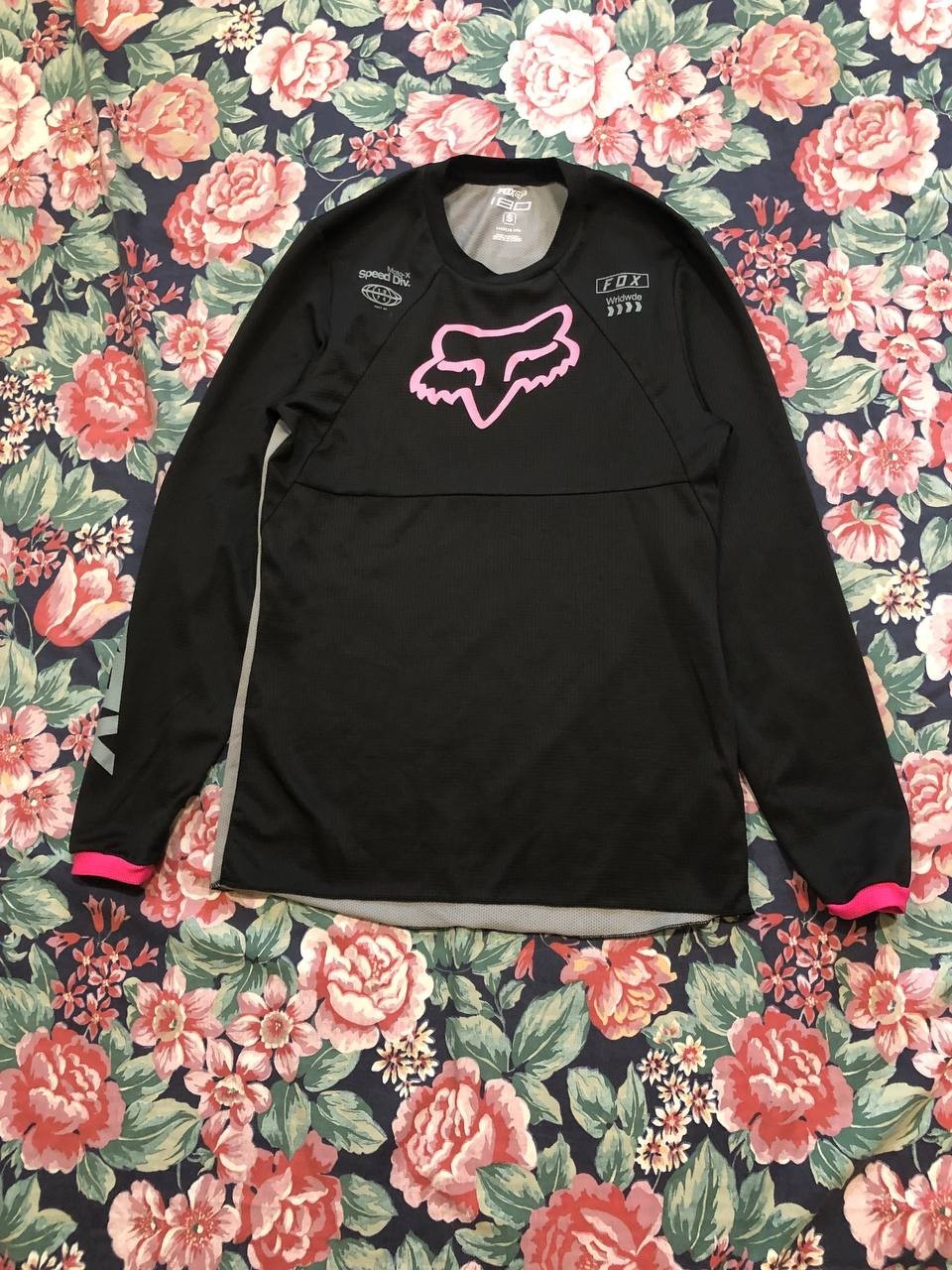 Fox Racing men's Long Sleeve S Jersey Distressed Unisex WMNS