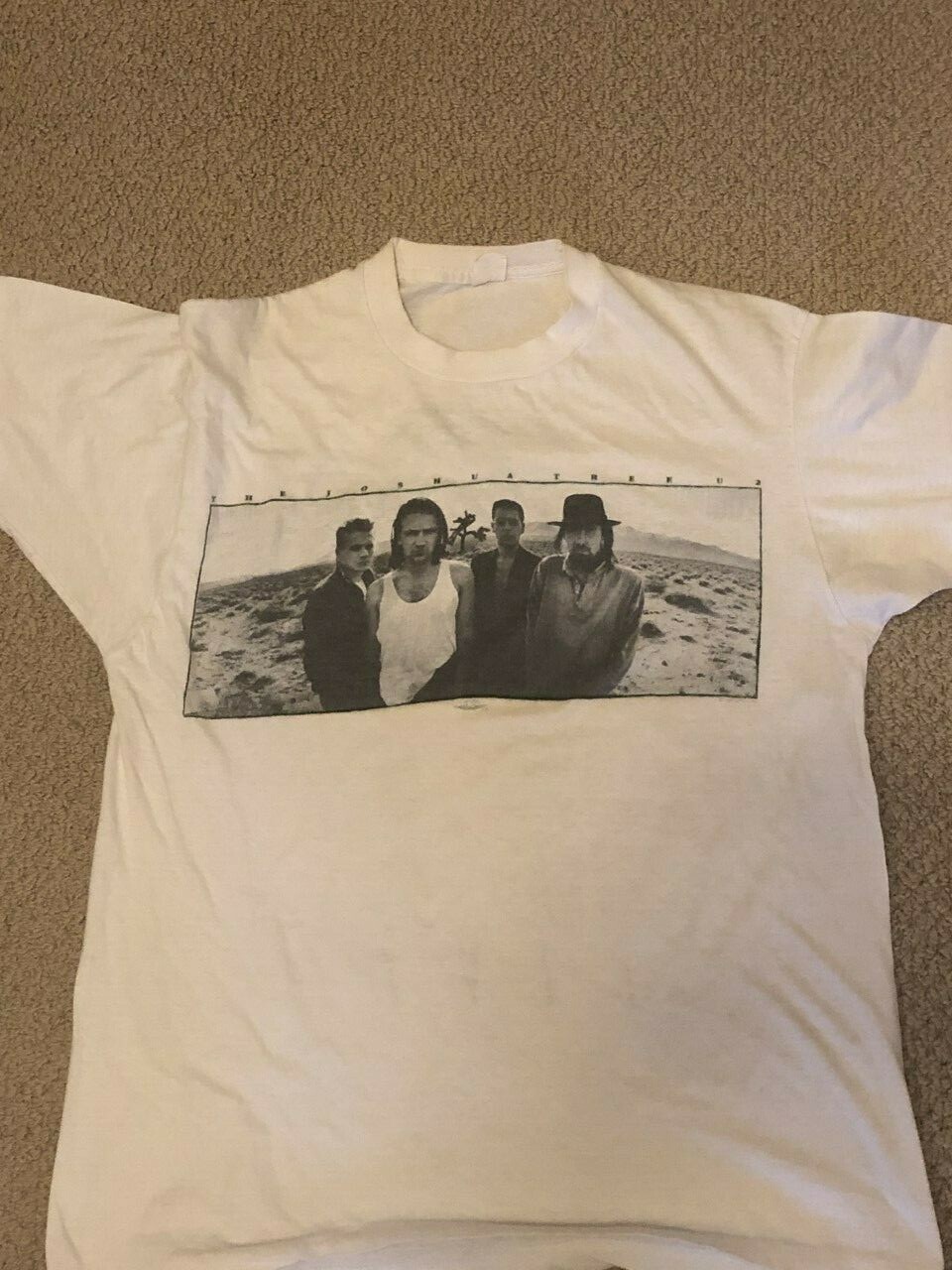 RARE U2 Vintage Tee 1987 The Joshua Tree Tour - Fall 1987 | eBay