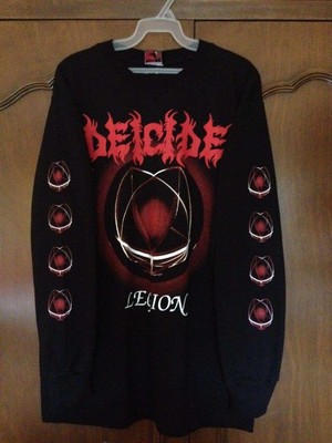 Deicide Long sleeve L shirt Asphyx Sarcofago Immolation Death Entombed Hypocrisy