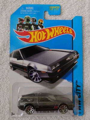'81 DELOREAN DMC-12 Hot Wheels 2014 HW City 33/250 NEW NIP SEALED