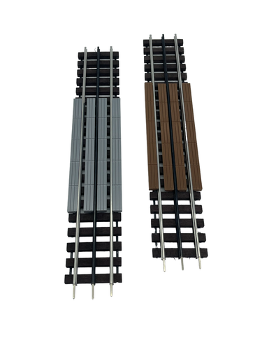 GarGrave's GRADE CROSSING for GarGraves Phantom O 3 Rail in Brown or Gray