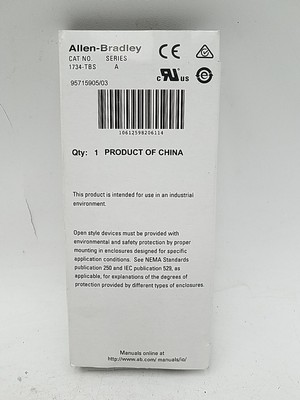 1734-TBS ALLEN BRADLEY TERMINAL BASE, POINT I/O NIB