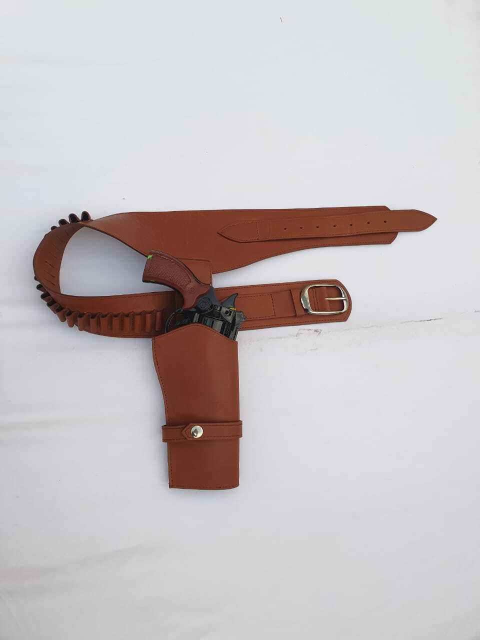 vintage leather western gun belt 値下げ！ Western Gun Belt - Natural Color- 2 1/2