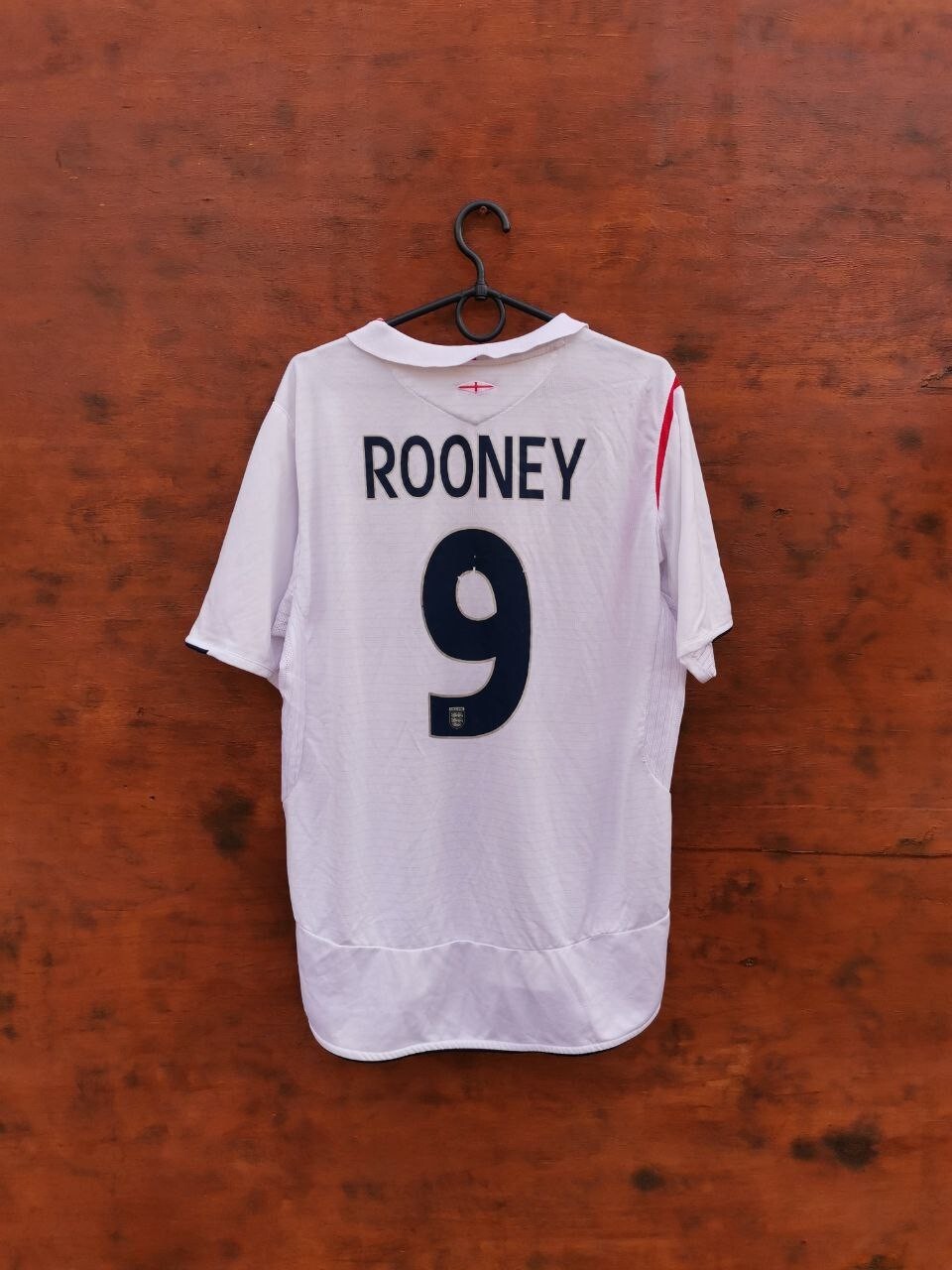【希少】2006WC イングランド代表　ユニフォーム　ROONEY 9 England Wayne Rooney Jersey 2006 World Cup Vintage Football