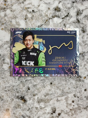 Z/X (ゼクス) topps f2 guanyu zhou 2021 Topps Formula 1 - F2 Drivers Future Stars Zhou Guanyu