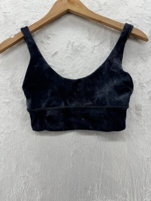Lululemon Align Reversible Bra *Light Support, A/B Cup Diamond Dye Pitch Grey  4