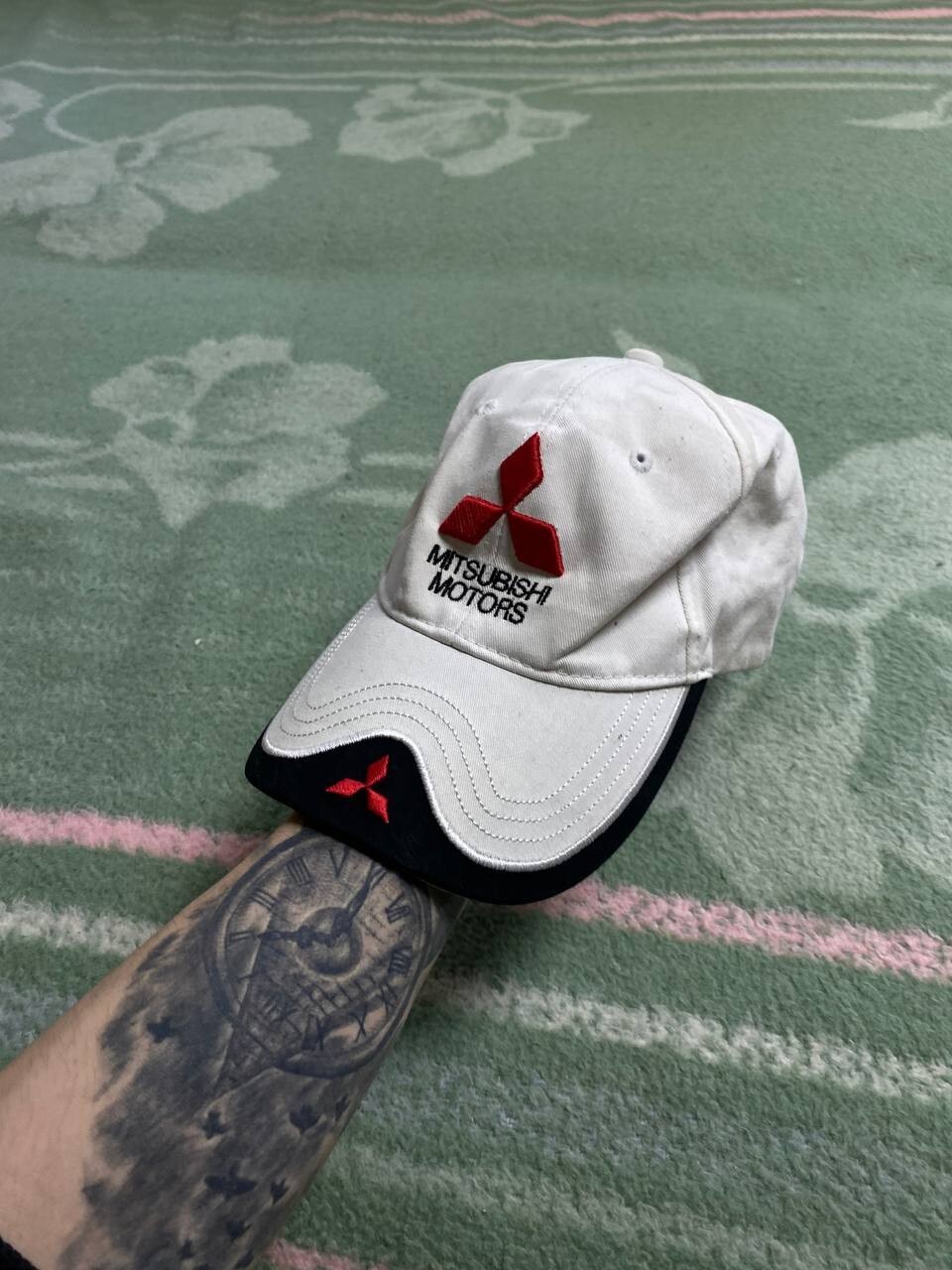 Vintage Mitsubishi Motors Trucker Work Hat Cap | eBay