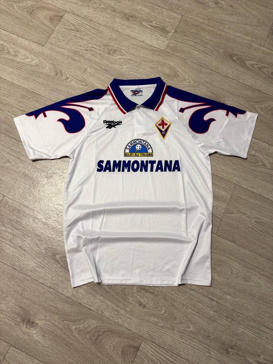 Rare Vintage Reebok Fiorentina 1995/96 Soccer jersey | eBay