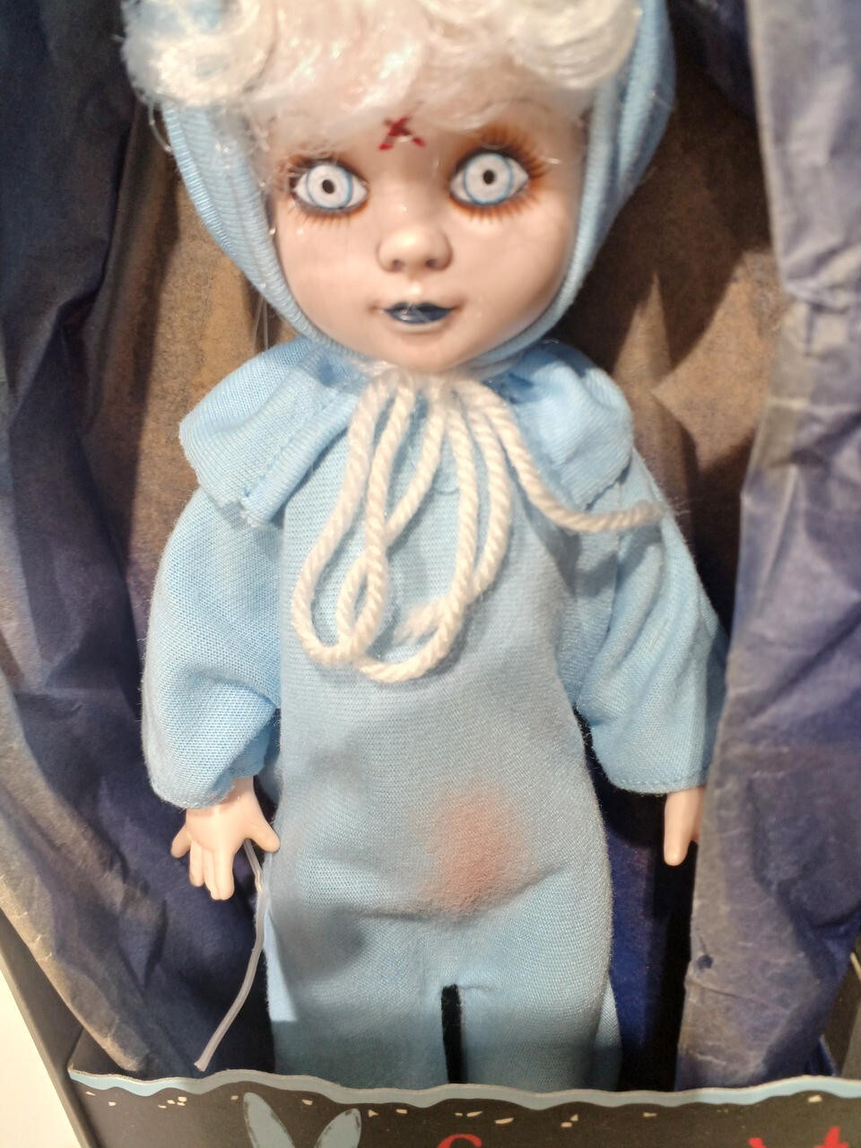 Mezco Living Dead Dolls Eggzorcist Exocist (blue clothes) | eBay